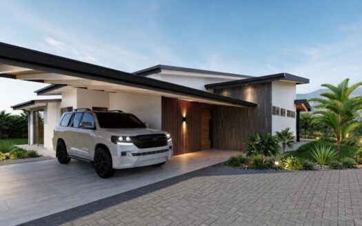 Pre-Construction of a Contemporary 3-Bedroom Tropical Home with Pool in Atenas, Costa Rica – 400051521169