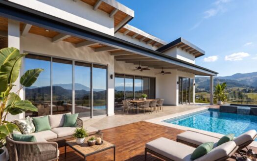 Pre-Construction of a Contemporary 3-Bedroom Tropical Home with Pool in Atenas, Costa Rica – 400051521169