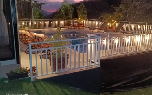 Mountaintop Family Compound in Atenas’ Exclusive Las Rocas — Main Home + Two Guest Casitas – 400051521167