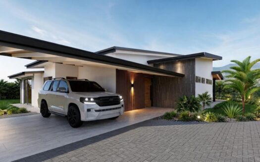 Pre-Construction of a Contemporary 3-Bedroom Tropical Home with Pool in Atenas, Costa Rica – 400051521169
